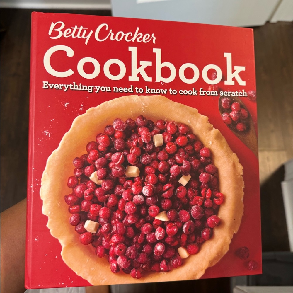 Betty Crocker Cookbook with Red Tabs